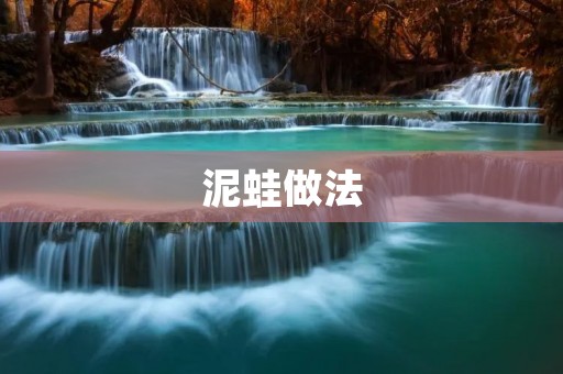 泥蛙做法:让你品尝地道的美味 泥蛙做法:让你品尝地道的美味