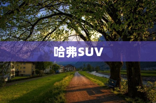 哈弗SUV:领先科技与卓越性能的完美结合