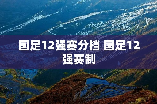 国足12强赛分档 国足12强赛制