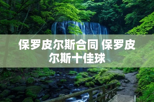 保罗皮尔斯合同 保罗皮尔斯十佳球