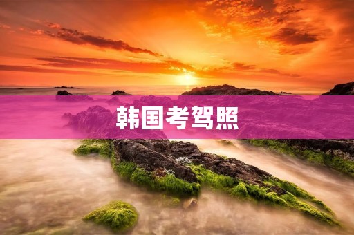 韩国考驾照：顺利通过的秘诀与经验分享