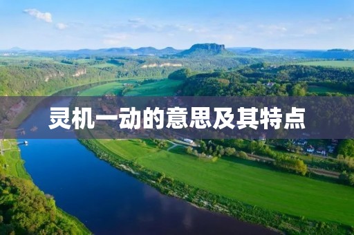 灵机一动的意思及其特点