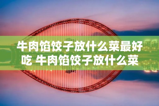 牛肉馅饺子放什么菜最好吃 牛肉馅饺子放什么菜最好吃没有膻味