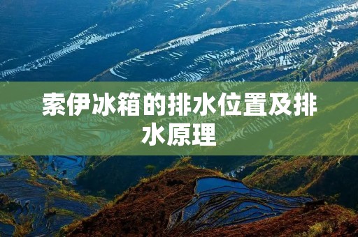 索伊冰箱的排水位置及排水原理 索伊冰箱的排水位置及排水原理