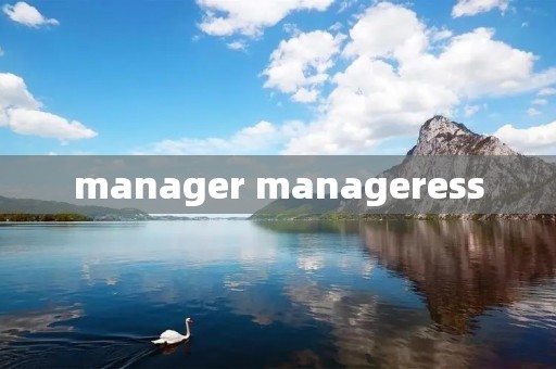 manager manageress