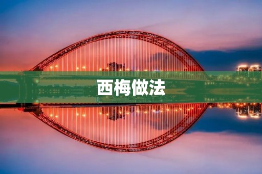 西梅做法：手把手教你制作美味的西梅
