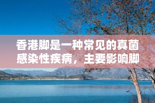 香港脚是一种常见的真菌感染性疾病,主要影响脚部皮肤和趾甲。它的学名为足癣,是由一种真菌称为足癣菌引起的。香港脚通常表现为脚部皮肤发红、瘙痒、脱皮、疼痛和趾甲变形等症状。尽管它的名字中带有“香港”,但实际上它是一种全球性的疾病,不仅仅存在于香港。