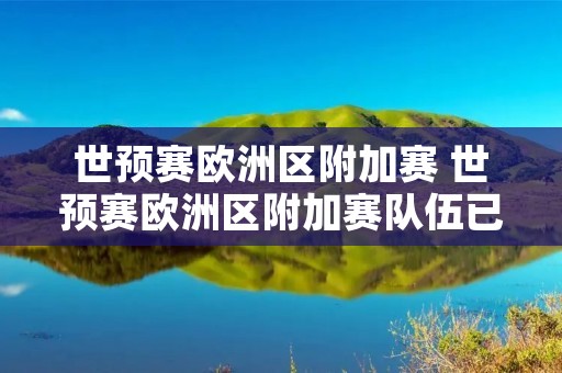 世预赛欧洲区附加赛 世预赛欧洲区附加赛队伍已定8席