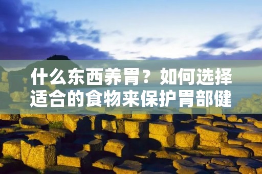 什么东西养胃?如何选择适合的食物来保护胃部健康?