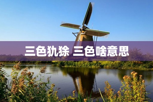 三色犰狳 三色啥意思