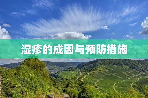 湿疹的成因与预防措施