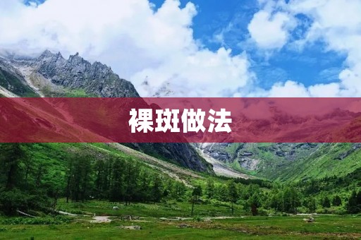 裸斑做法:美味佳肴的制作艺术 裸斑做法:美味佳肴的制作艺术