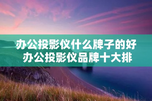 办公投影仪什么牌子的好 办公投影仪品牌十大排行榜