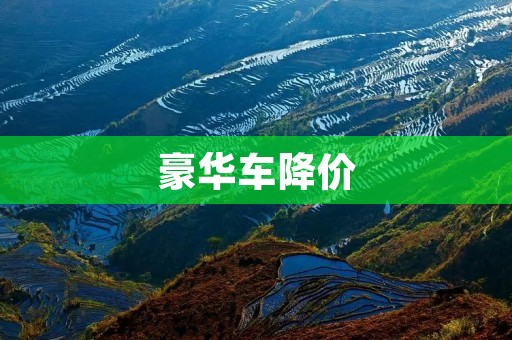 豪华车降价:消费者的福音还是市场的陷阱? 豪华车降价:消费者的福音还是市场的陷阱?