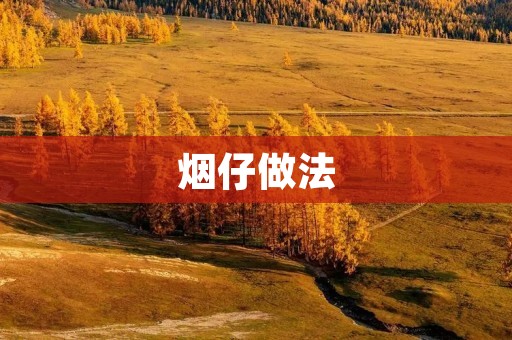 烟仔做法:传统美味的家常小吃 烟仔做法:传统美味的家常小吃