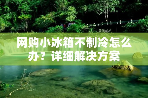 网购小冰箱不制冷怎么办?详细解决方案 网购小冰箱不制冷怎么办?详细解决方案