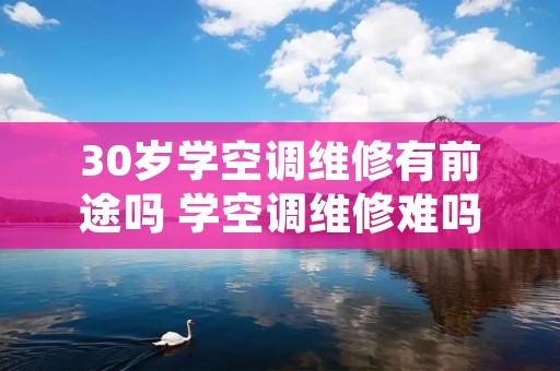 30岁学空调维修有前途吗 学空调维修难吗 30岁学空调维修有前途吗 学空调维修难吗