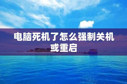 电脑死机了怎么强制关机或重启