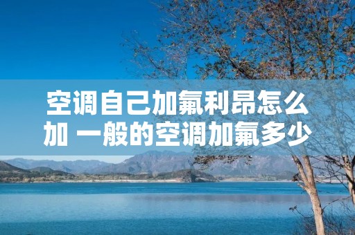 空调自己加氟利昂怎么加 一般的空调加氟多少钱一次