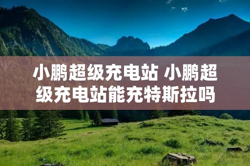 小鹏超级充电站 小鹏超级充电站能充特斯拉吗 小鹏超级充电站 小鹏超级充电站能充特斯拉吗