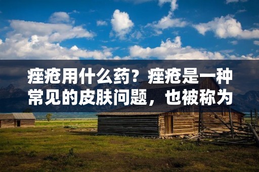 痤疮用什么药?痤疮是一种常见的皮肤问题,也被称为青春痘。它主要出现在面部、胸部和背部,给患者带来不适和困扰。治疗痤疮的药物有很多种类,包括外用药和口服药。本文将详细介绍痤疮治疗中常用的药物,并对其使用方法和注意事项进行解析。