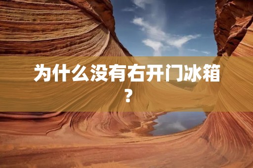 为什么没有右开门冰箱? 为什么没有右开门冰箱?
