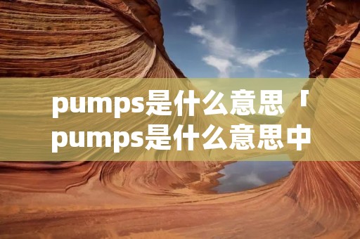 pumps是什么意思「pumps是什么意思中文翻译成」