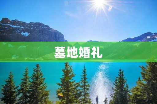 墓地婚礼:让爱情与永恒交织的仪式