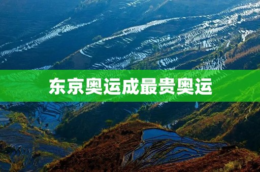 东京奥运成最贵奥运