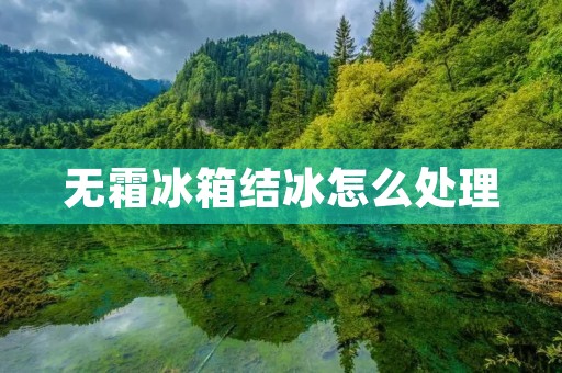 无霜冰箱结冰怎么处理
