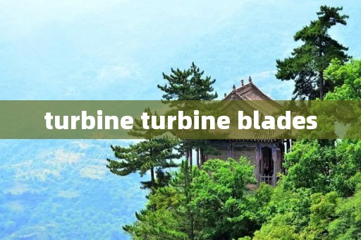 turbine turbine blades
