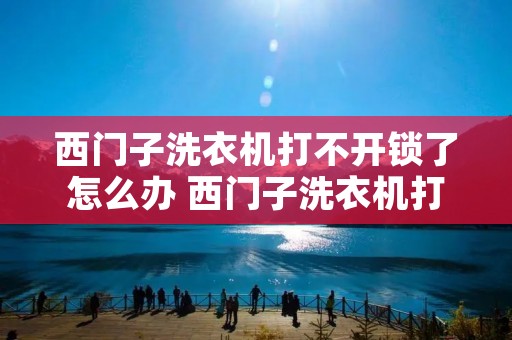西门子洗衣机打不开锁了怎么办 西门子洗衣机打不开锁了怎么办a02