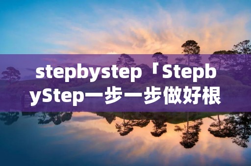 stepbystep「StepbyStep一步一步做好根管治疗图谱」