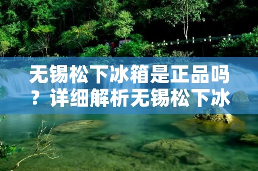 无锡松下冰箱是正品吗？详细解析无锡松下冰箱的品质问题