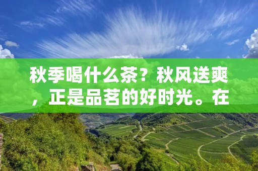 秋季喝什么茶?秋风送爽,正是品茗的好时光。在秋季,选择适合的茶叶,不仅可以滋润身体,还能增添一份温馨的氛围。下面就为大家推荐几种适合秋季饮用的茶叶,并详细介绍它们的特点和功效。