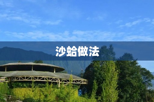 沙蛤做法：美味佳肴的制作秘籍