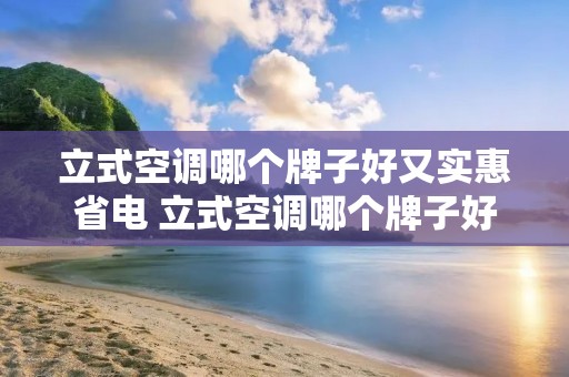 立式空调哪个牌子好又实惠省电 立式空调哪个牌子好又实惠省电2022