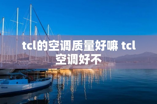 tcl的空调质量好嘛 tcl空调好不