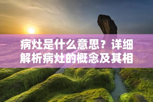 病灶是什么意思?详细解析病灶的概念及其相关内容