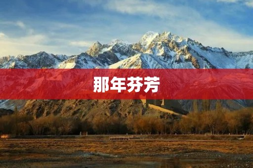 那年芬芳:回忆中的美好时光