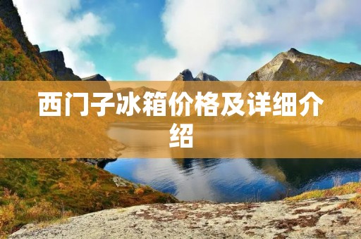 西门子冰箱价格及详细介绍 西门子冰箱价格及详细介绍