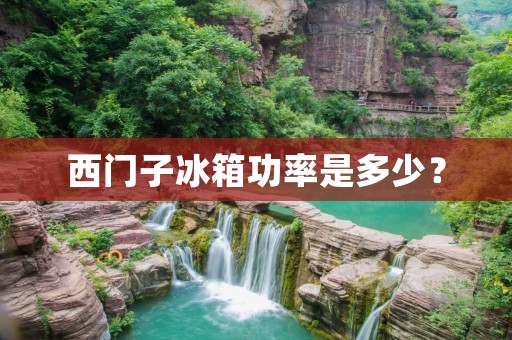 西门子冰箱功率是多少？
