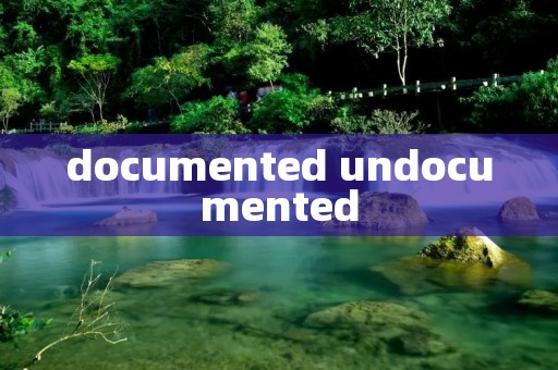 documented undocumented