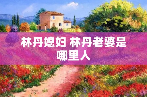 林丹媳妇 林丹老婆是哪里人