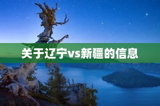 关于辽宁vs新疆的信息
