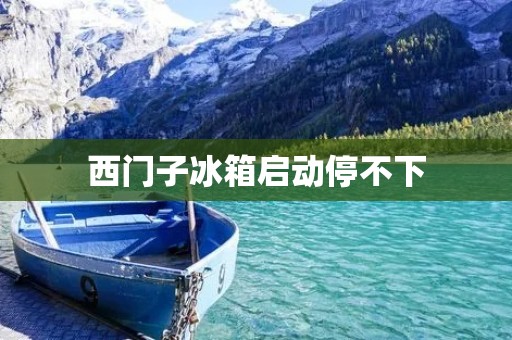 西门子冰箱启动停不下：原因与解决方法