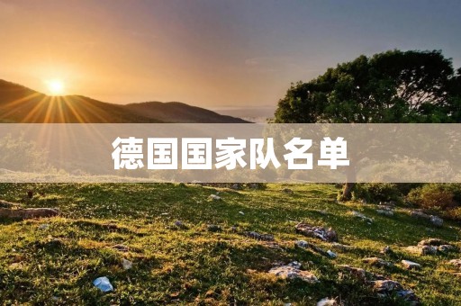 德国国家队名单：实力派阵容争夺欧洲杯