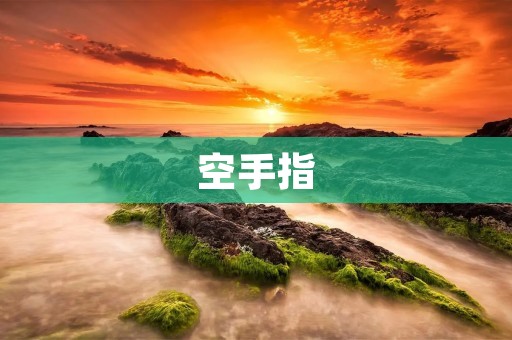 空手指:一种特殊的中国武术技法