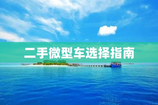 二手微型车选择指南:如何挑选一辆性价比高、安全可靠的车辆? 二手微型车选择指南:如何挑选一辆性价比高、安全可靠的车辆?