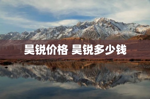 昊锐价格 昊锐多少钱